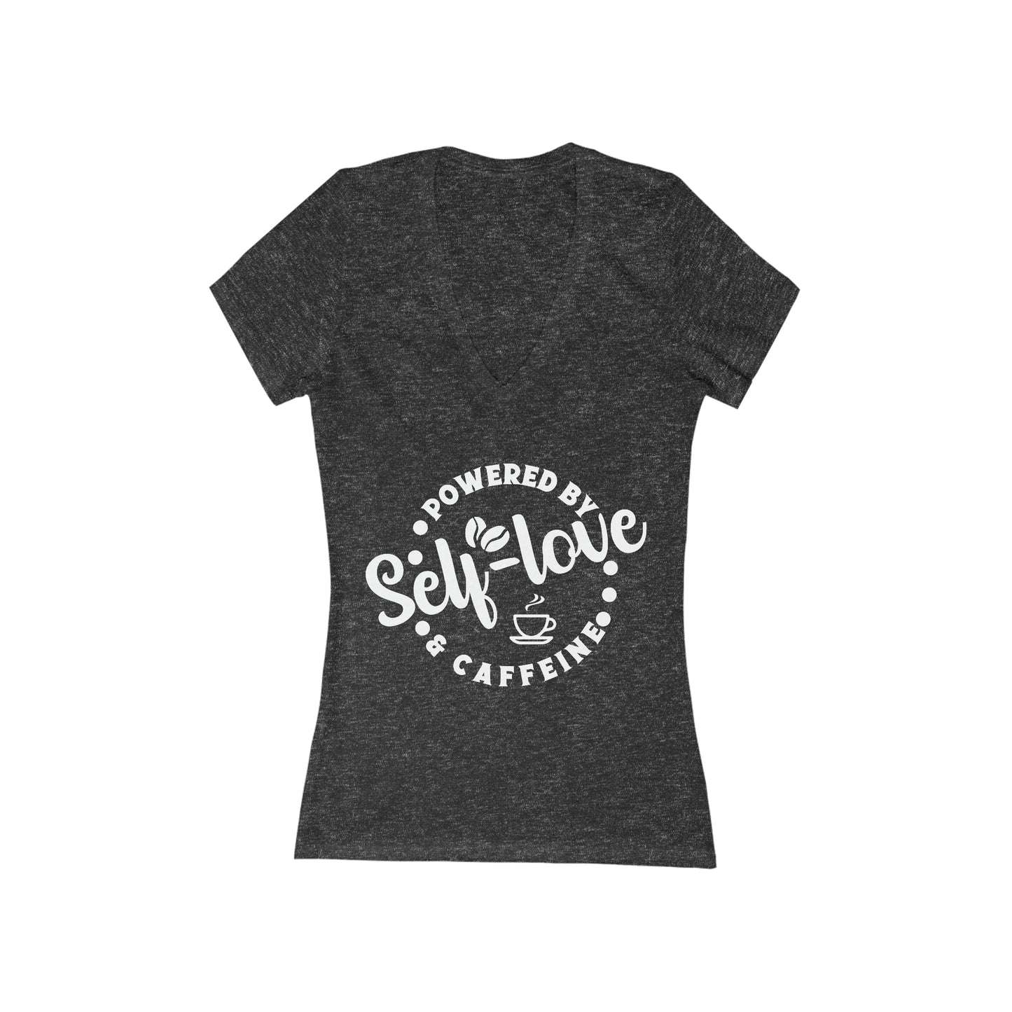 Self Love - Women's Jersey Short Sleeve Deep V-Neck Tee