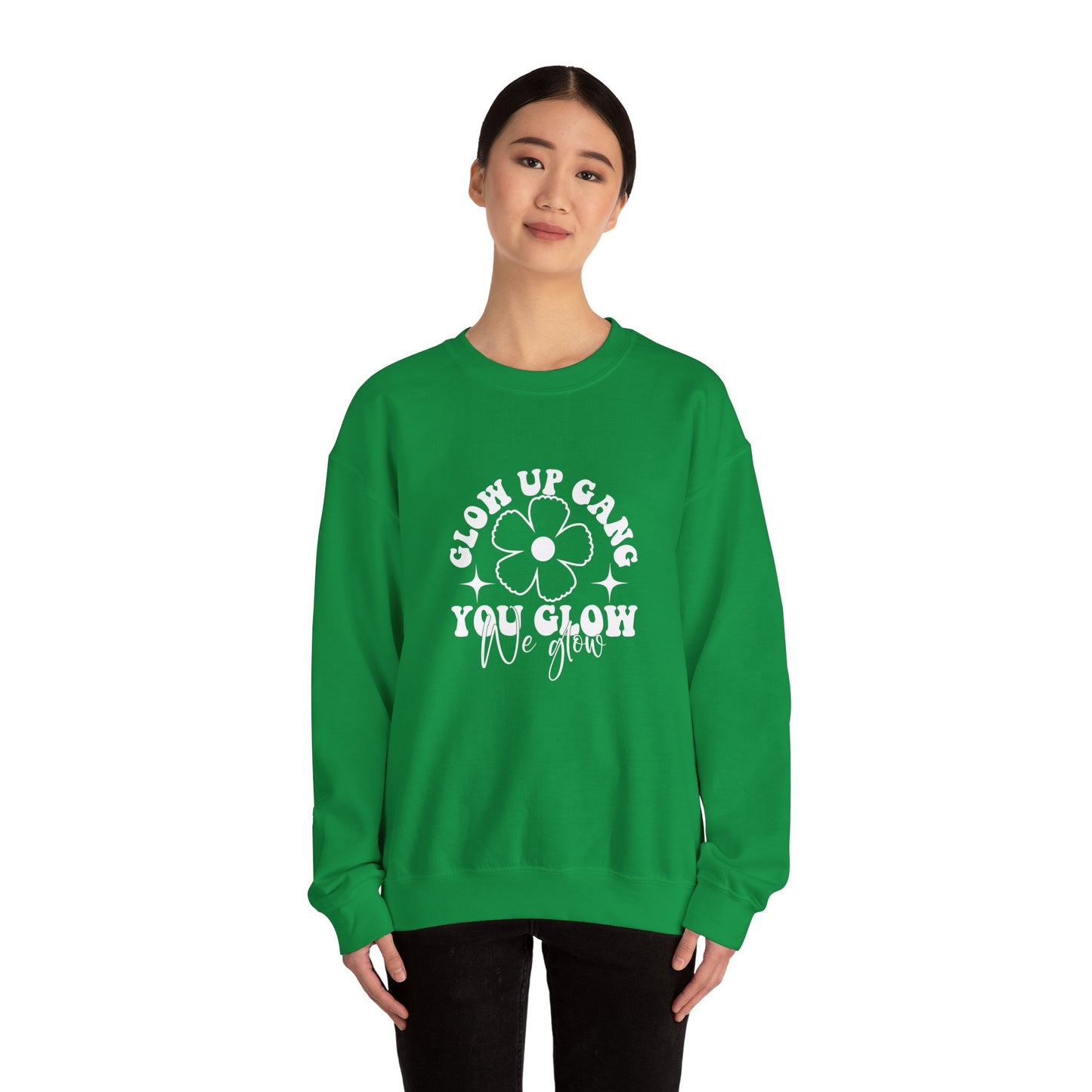 Glow Up Gang - Unisex Heavy Blend™ Crewneck Sweatshirt