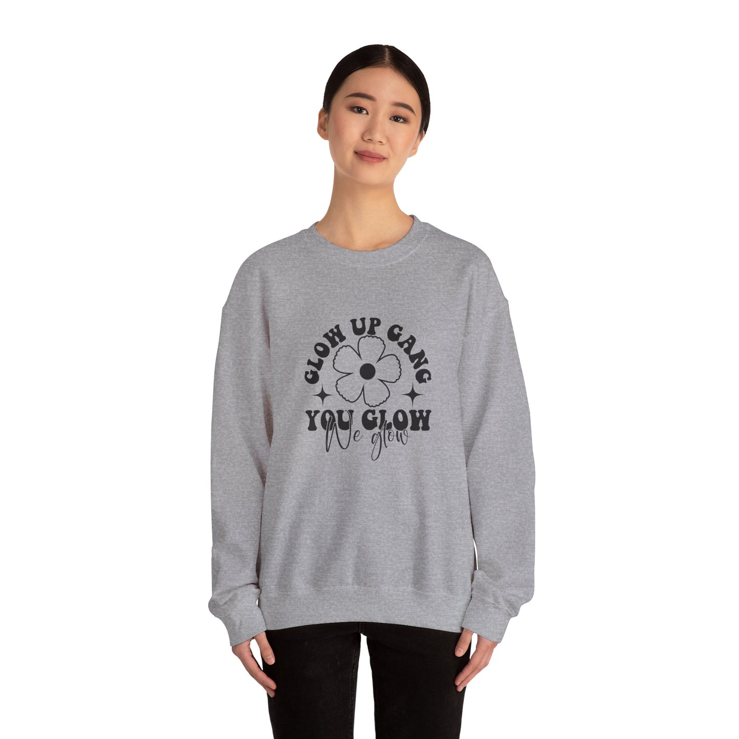 Glow Up Gang - Unisex Heavy Blend™ Crewneck Sweatshirt