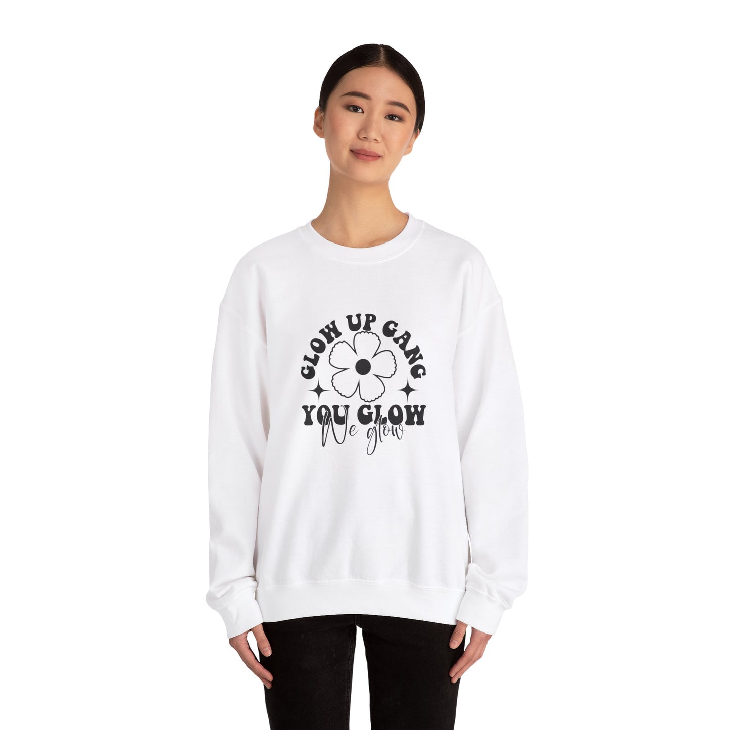 Glow Up Gang - Unisex Heavy Blend™ Crewneck Sweatshirt