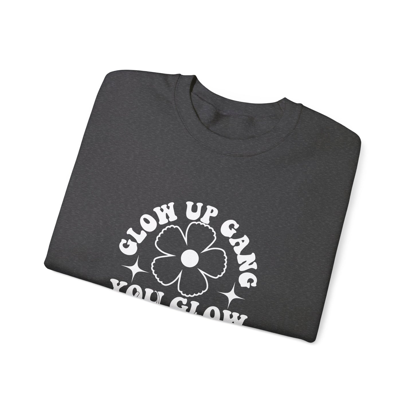 Glow Up Gang - Unisex Heavy Blend™ Crewneck Sweatshirt