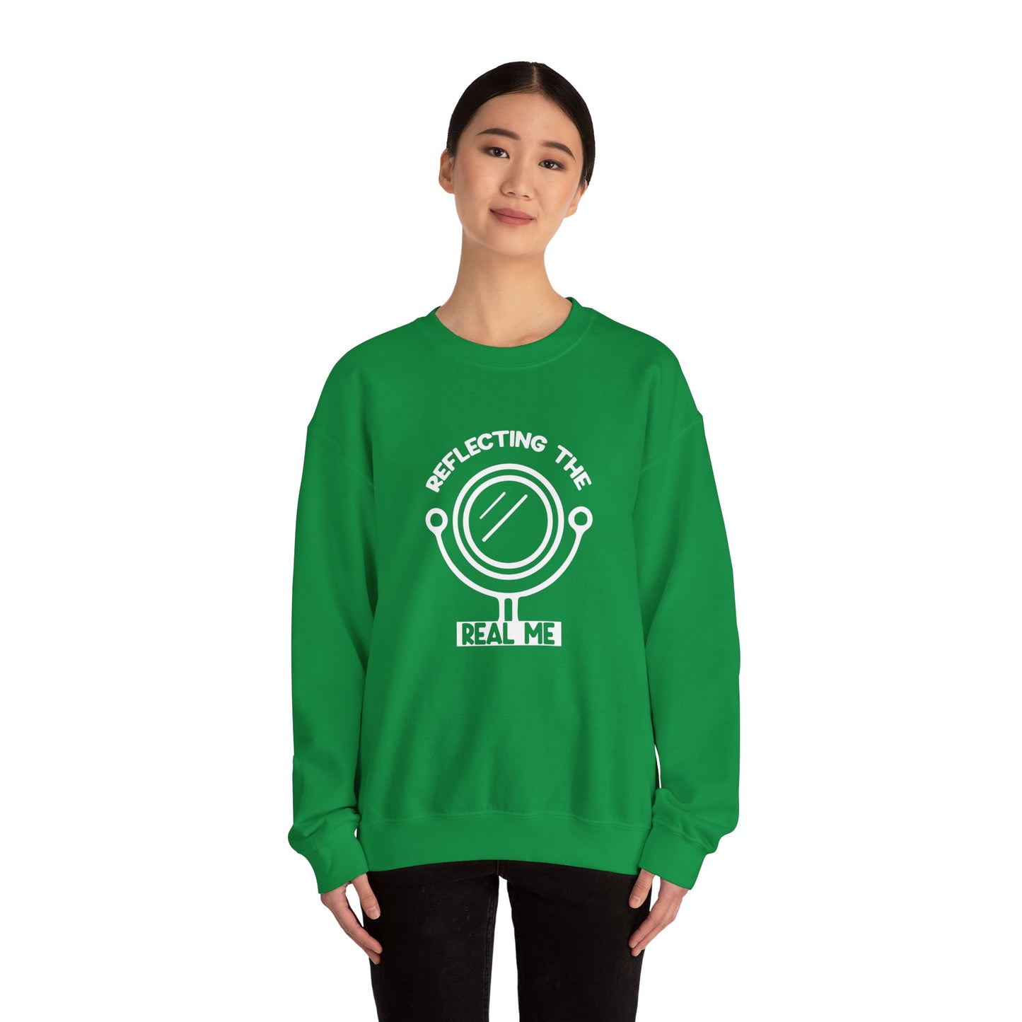 Reflecting the Real Me - Unisex Heavy Blend™ Crewneck Sweatshirt