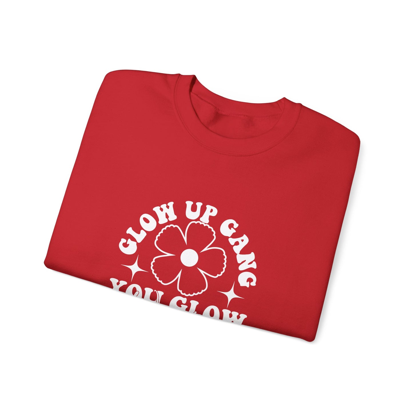 Glow Up Gang - Unisex Heavy Blend™ Crewneck Sweatshirt