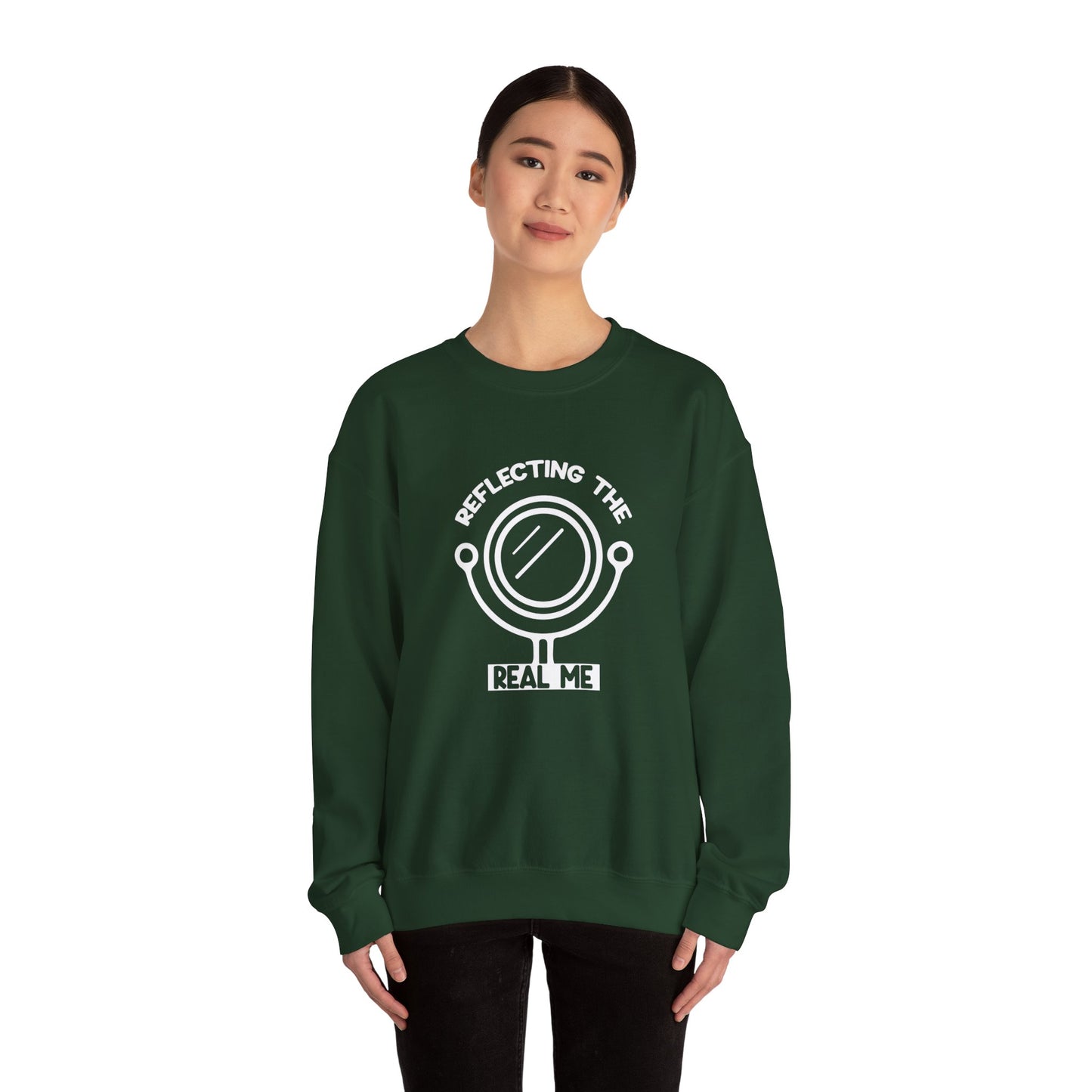 Reflecting the Real Me - Unisex Heavy Blend™ Crewneck Sweatshirt