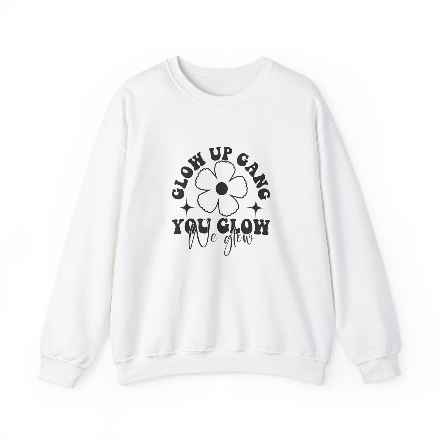 Glow Up Gang - Unisex Heavy Blend™ Crewneck Sweatshirt