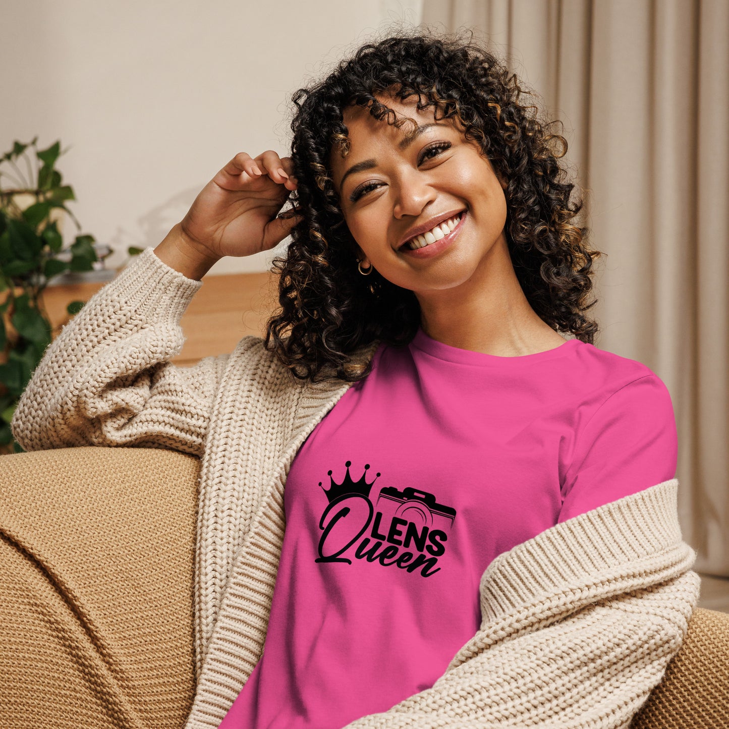 Lens Queen - Women's Relaxed T-Shirt