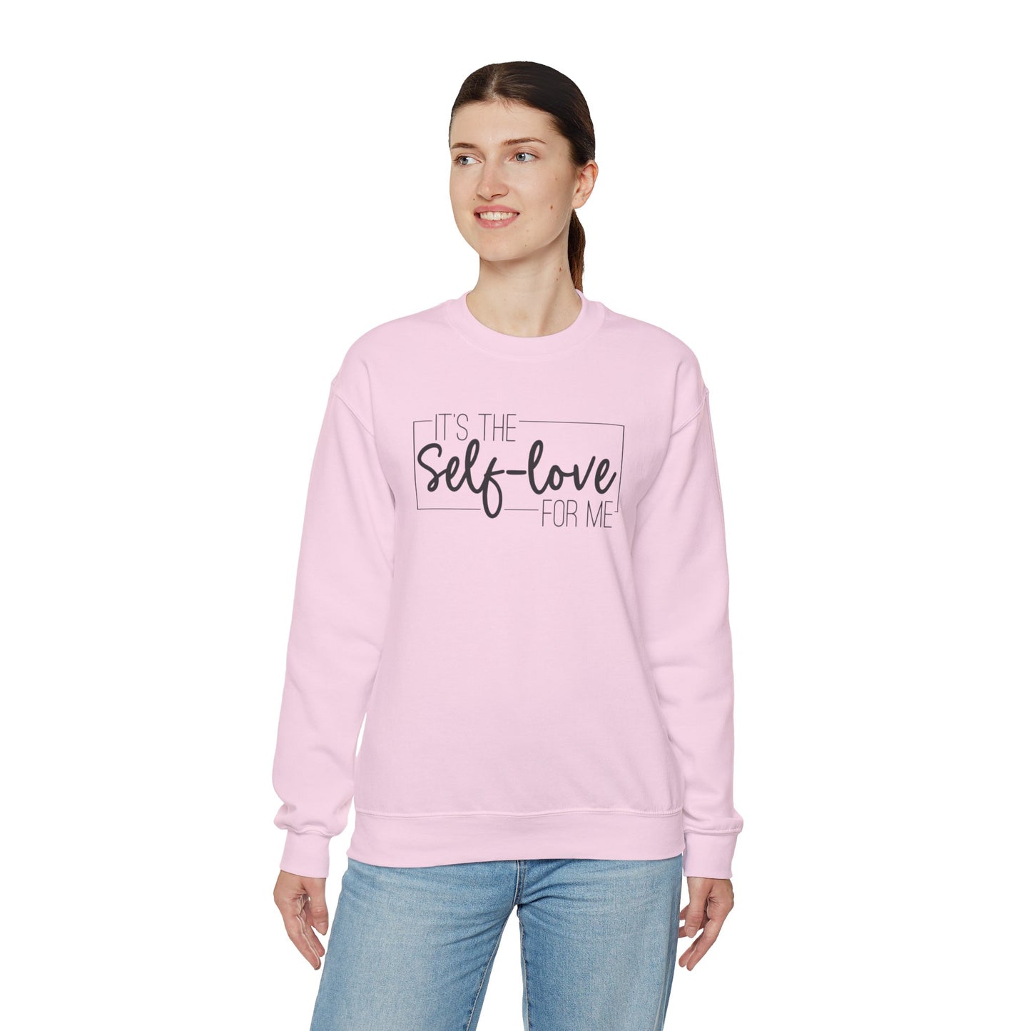 It's The Self Love for Me - Unisex Heavy Blend™ Crewneck Sweatshirt