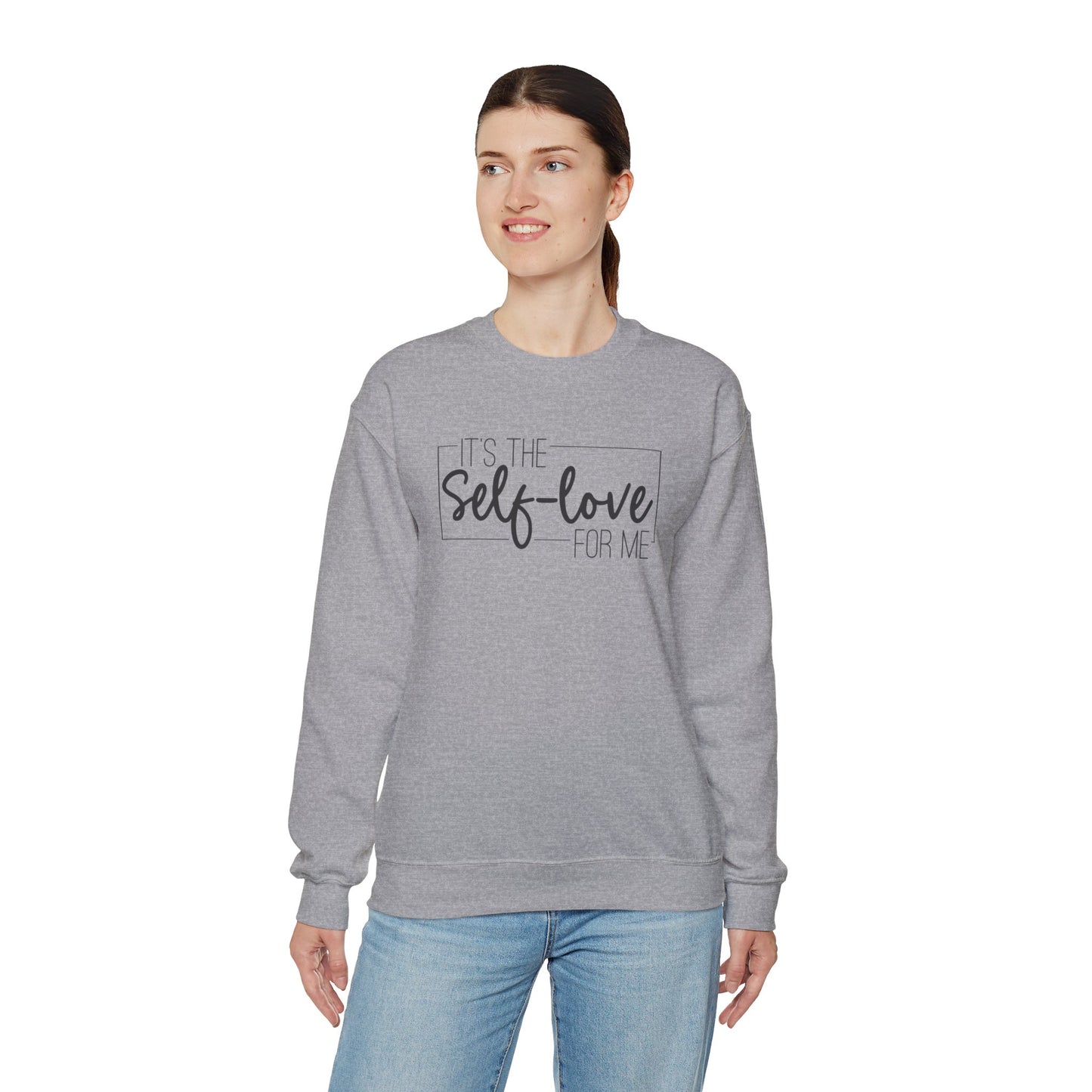 It's The Self Love for Me - Unisex Heavy Blend™ Crewneck Sweatshirt
