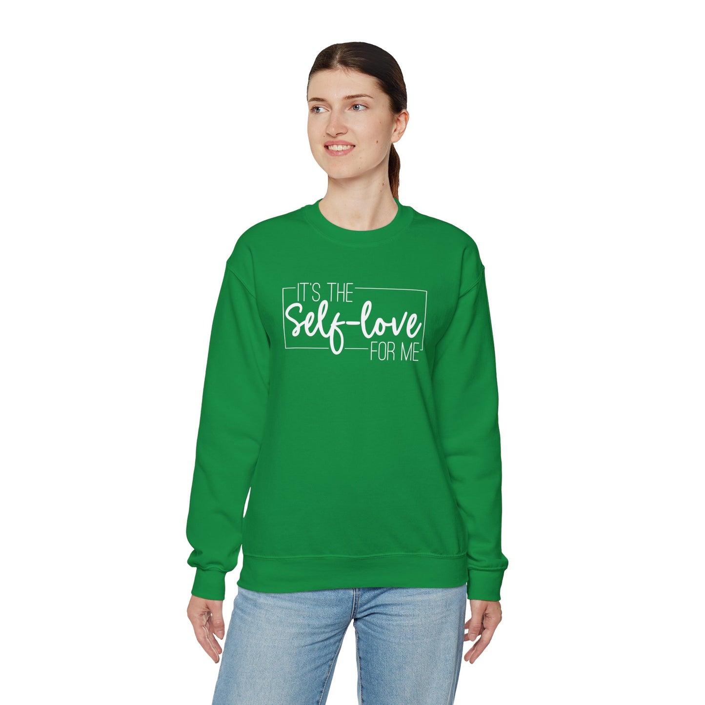 It's The Self Love for Me - Unisex Heavy Blend™ Crewneck Sweatshirt