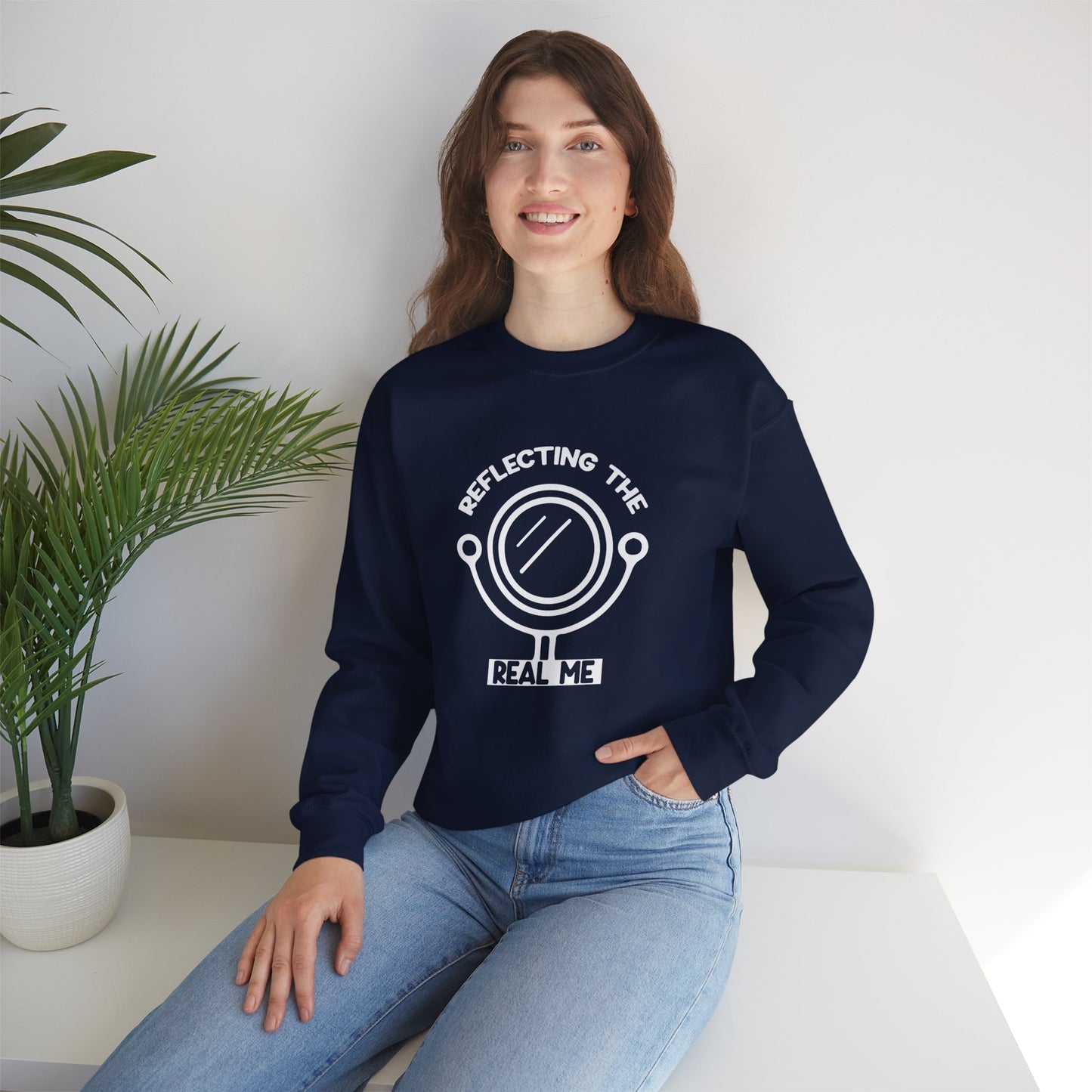 Reflecting the Real Me - Unisex Heavy Blend™ Crewneck Sweatshirt