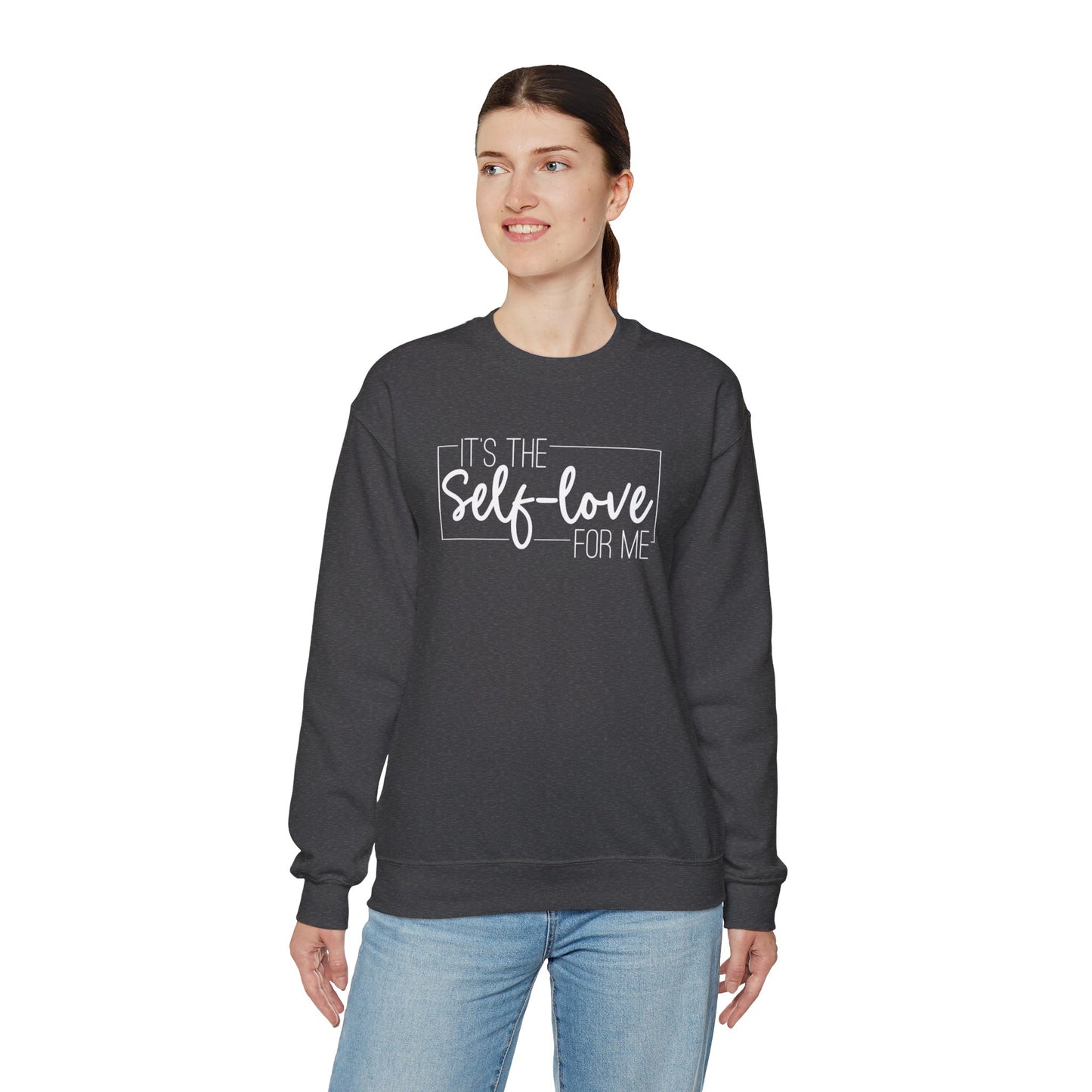 It's The Self Love for Me - Unisex Heavy Blend™ Crewneck Sweatshirt