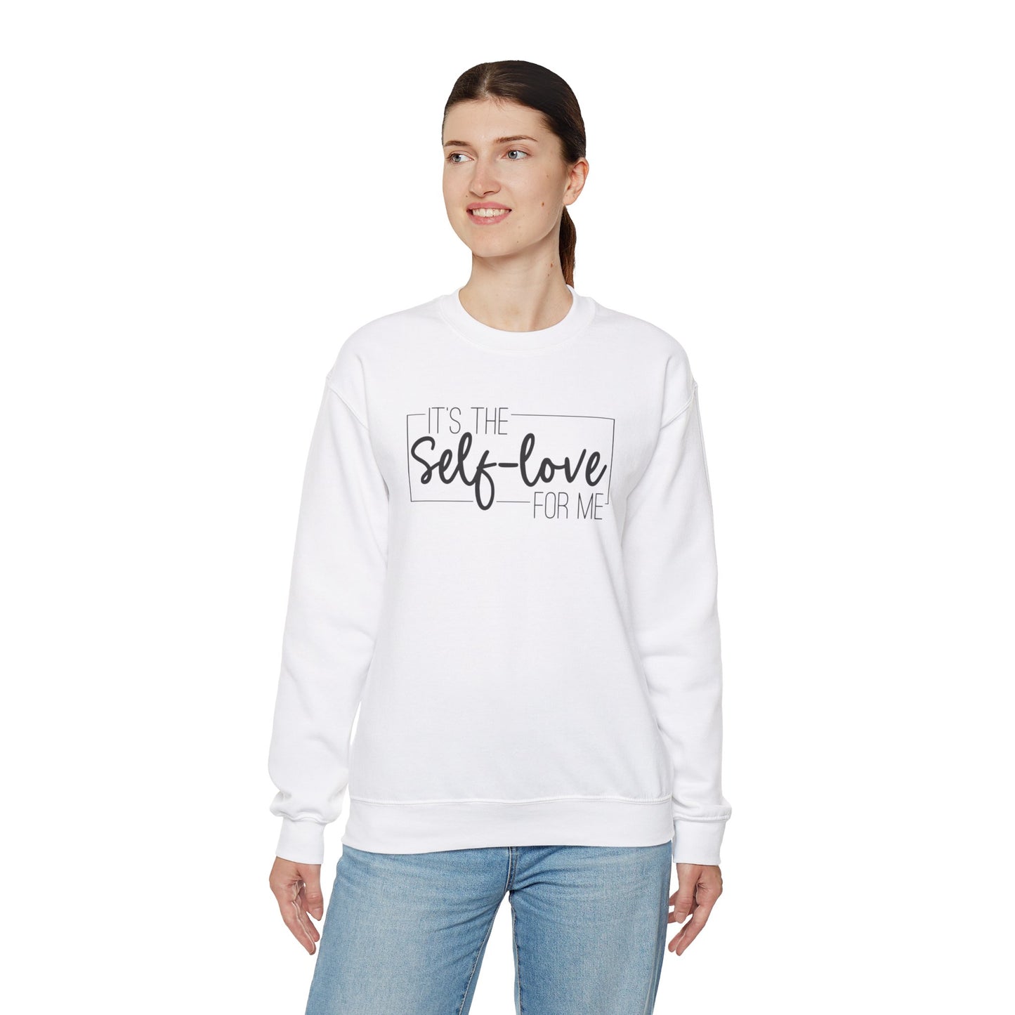 It's The Self Love for Me - Unisex Heavy Blend™ Crewneck Sweatshirt