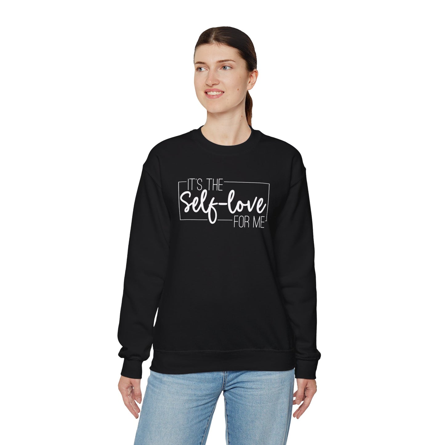 It's The Self Love for Me - Unisex Heavy Blend™ Crewneck Sweatshirt