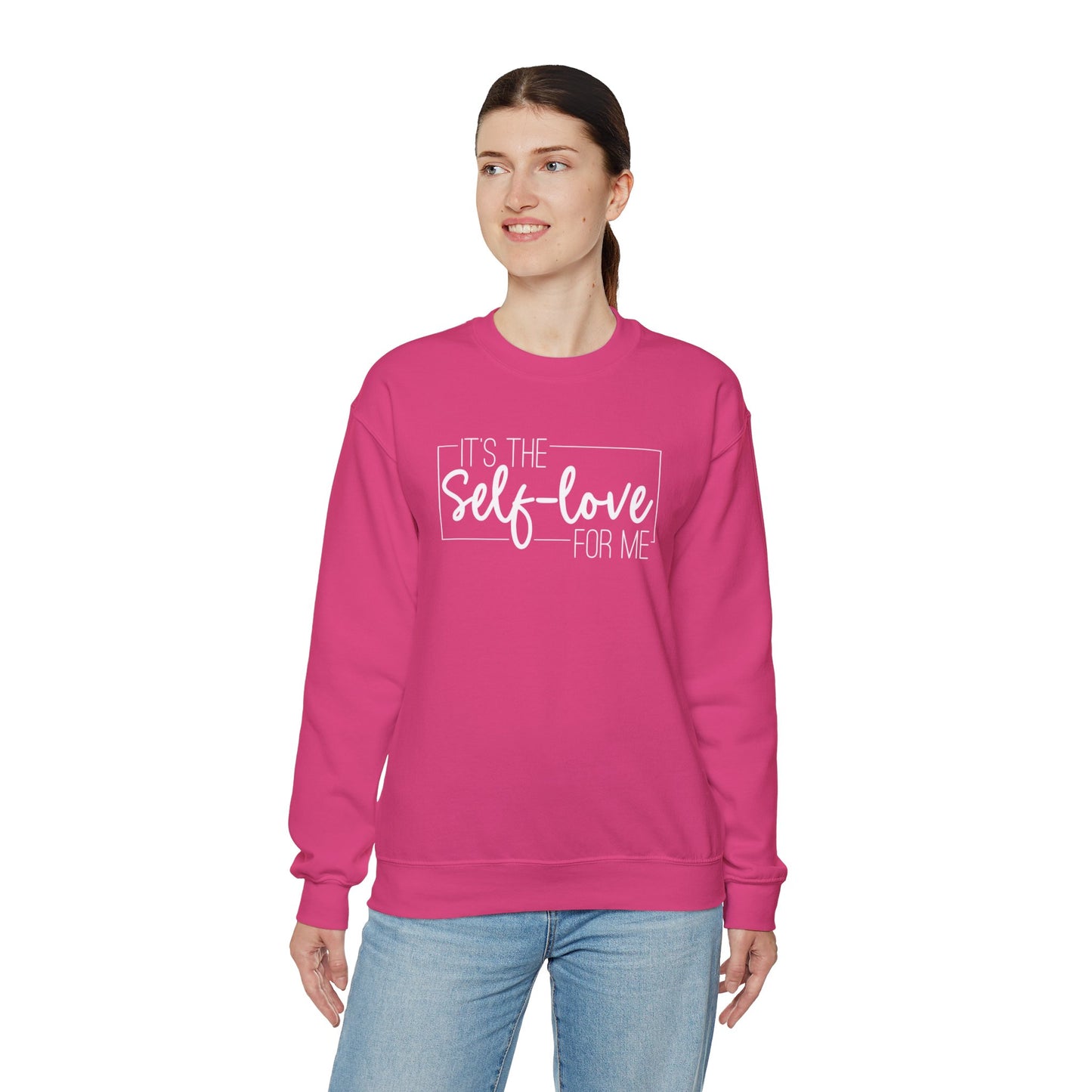 It's The Self Love for Me - Unisex Heavy Blend™ Crewneck Sweatshirt