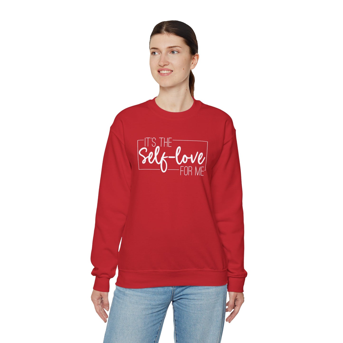 It's The Self Love for Me - Unisex Heavy Blend™ Crewneck Sweatshirt