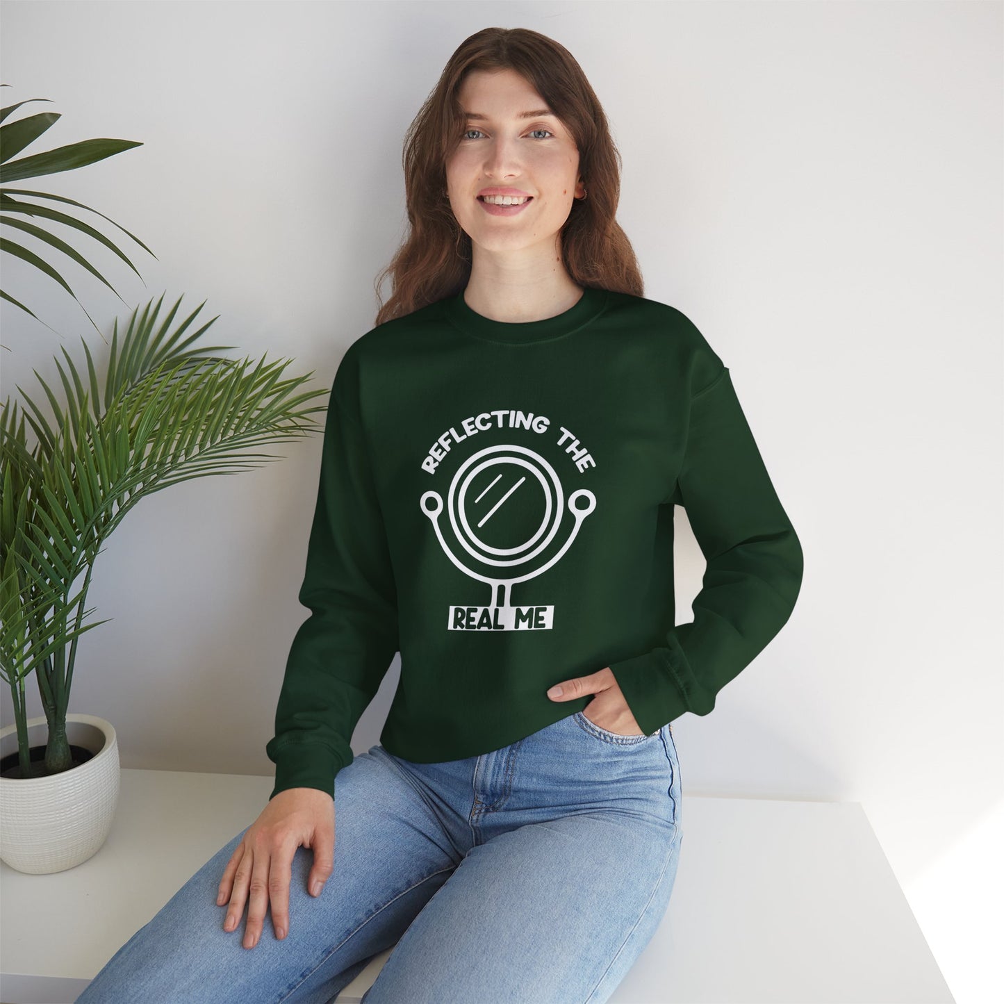 Reflecting the Real Me - Unisex Heavy Blend™ Crewneck Sweatshirt