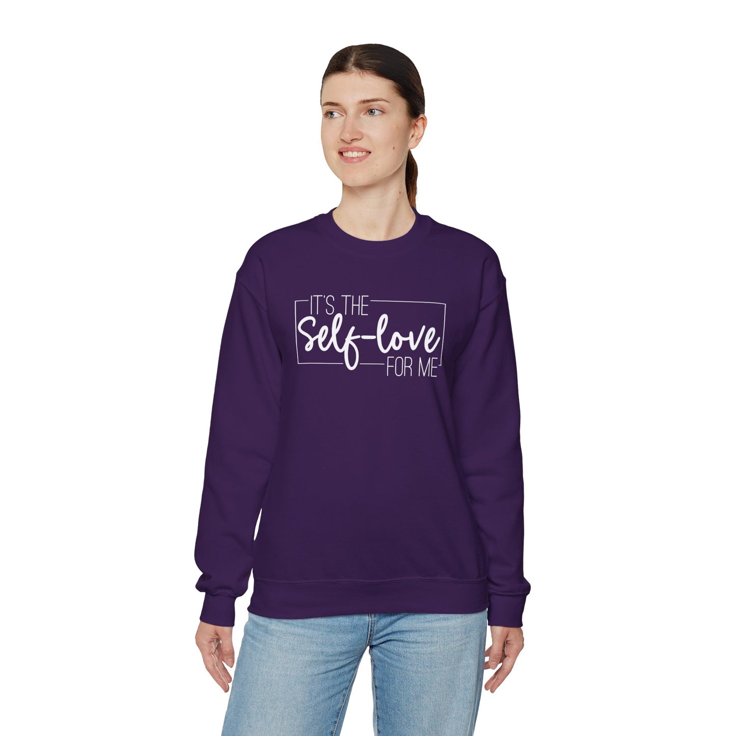 It's The Self Love for Me - Unisex Heavy Blend™ Crewneck Sweatshirt