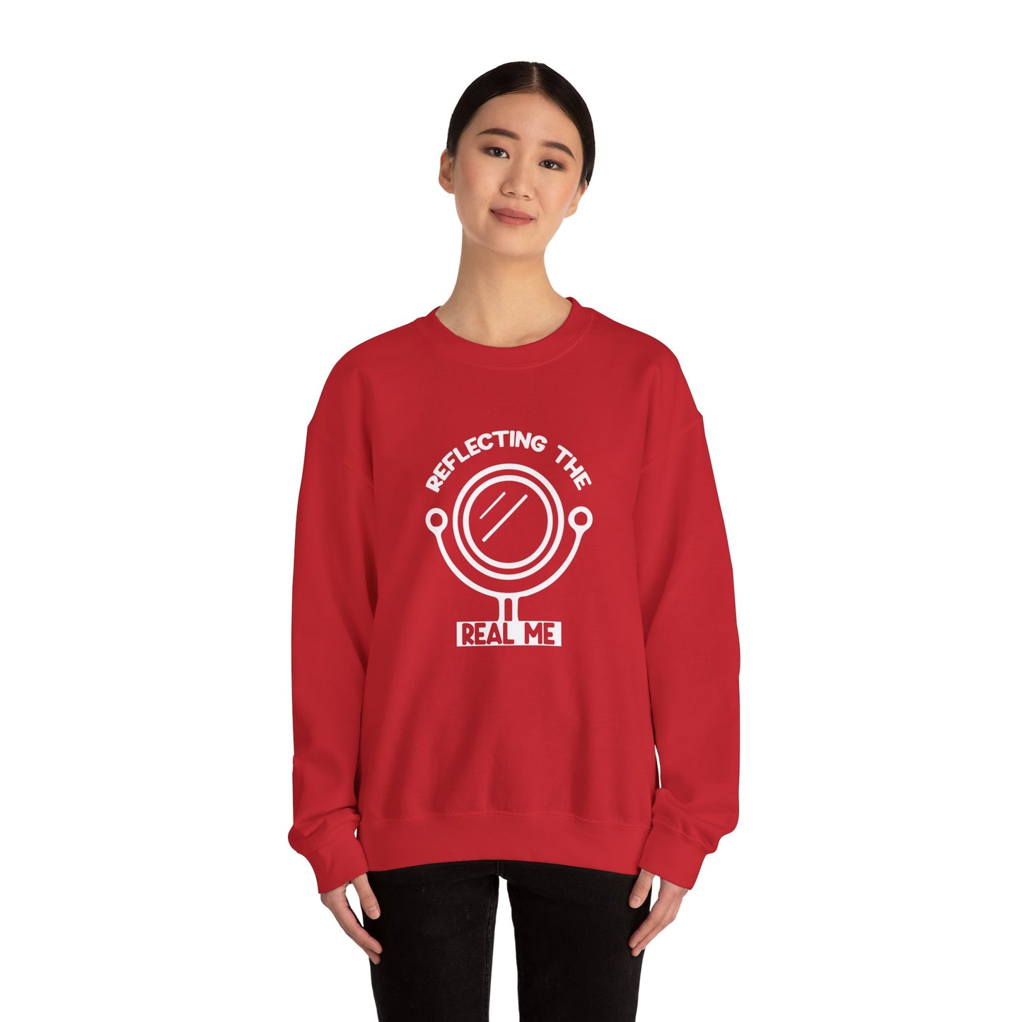 Reflecting the Real Me - Unisex Heavy Blend™ Crewneck Sweatshirt