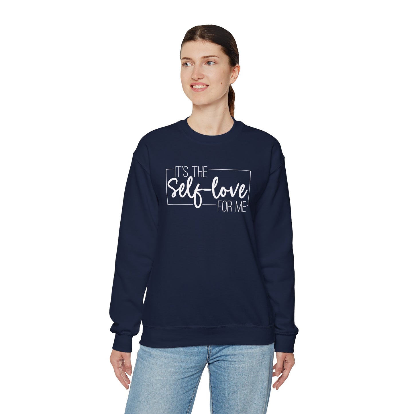 It's The Self Love for Me - Unisex Heavy Blend™ Crewneck Sweatshirt